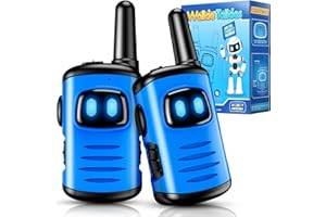Veopoko 2 PCS Walkie Talkie for Kids 3-12, Gift for Boys 4-9 Years Old, Outdoor Activity Camping Garden