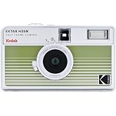 KODAK EKTAR H35N Half Frame Film Camera, 35mm, Reusable, Focusless, Bulb Function, Internal Star Filter,
