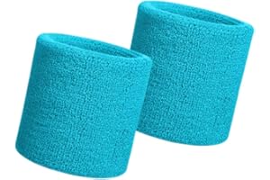 HANERDUN Muñequera Deportiva Deportes Sweatband Suave Espesar Algodón Tenis Gimnasia Fútbol Baloncesto Correr Deportes Atléticos