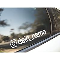 Namen Aufkleber für Werbung mit Wunsch Text & Logo - Tuning Sticker User Name fürs Auto