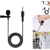 Microcase Lavalier Serisi 3.5 mm Profesyonel Youtuber Yaka Mikrofonu 1.5 Metre - AL2524