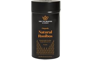 THE TEA MAKERS OF LONDON Organic Rooibos (Red Bush) Tea 125g Caddy