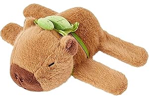 GWAWG Kapibara pluszowa zabawka Snap bransoletka niosąca plecak żółwia, kapibara pluszowe paski gobelinowe, prezent dla dziewczynki chłopca