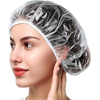 Einweg-Duschhauben, 18 Stück, Transparent, Mit Elastischem Bund – Für Haarschutz Unter Der Dusche, Beim Kochen, Malen & Reisen