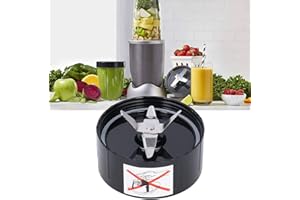 TEFOLA Magic Bullet Frullatore, Lama Frullatore, Lame Trasversali in Acciaio Inox, Pezzi di Ricambio Lama a Croce con Guarnizioni, Sicura per la Lavastoviglie, per Frullatore Magic Bullet 1001, 8,5x3,8cm