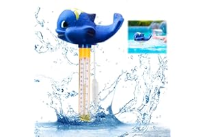 ENAIAH Schwimmende Pool Thermometer, Floating Pool Thermometer Wasser Temperatur Thermometer Schwimmbadthermometer Mit Schnur, Für Innen und Außen Pools, Aquarien, Fischteiche (C)