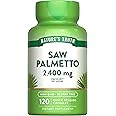 Nature's Truth Saw Palmetto 1200 mg Capsules, 120 Count
