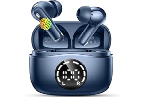 CHALVH Wireless Earbuds, Ear Buds Bluetooth 5.4 Headphones 2025 with ENC Noise Cancelling, Bluetooth Earphones 48H Playtime Wireless Earphones HiFi Stereo, in Ear Headphones IP7 Waterproof/USB-C Fast Charge