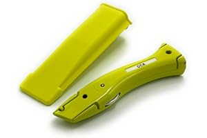 CCA TradeUnderlay Yellow Knife Carpet Fitter Economy Tool with Holster