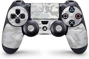 ‎SKINS4U Skins4u Sony Playstation Controller Skin PS4 Design Aufkleber Sticker Set mit Moiv White Camo