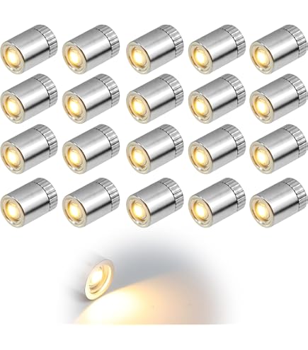 AUAUY 22pz Mini Luce LED a Batteria, LED Decorative per Modello in Miniatura,Mini Illuminazione a LED per Decorazioni per Decorare Le Case delle Bambole, Bianco AUAUY 22pz Mini Luce LED a Batteria, LED Decorative per Modello in Miniatura,Mini Illuminazione a LED per Decorazioni per Decorare Le Case delle Bambole, Bianco