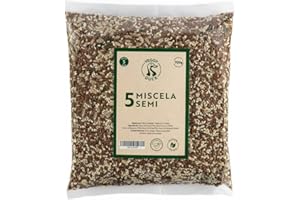 Veggy Duck - Mélange de 5 Graines (700g) | 5 Graines (Courge, Lin, Chia, Tournesol, Sésame) | Idéal pour le pain, les salades, les yaourts ou le goûter