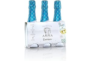 ANNA DE CODORNIU Cava, Blanco, Pack 3 bot. minis 0,2 L