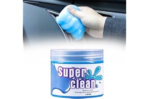 Cerioll Gel Pulizia Auto Universale, 160g Gel Pulizia Auto Interni Detergente per Tastiera, Riutilizzabile Pc Slime Pulizia per Tastiera, Automobili, Laptop, Fotocamere (Blu)