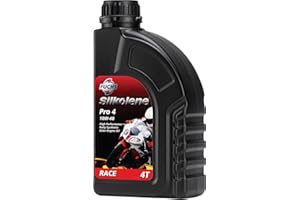 Fuchs Silkolene Pro 4 15W-50 Fully Synthetic 4 Stroke High Performance Motorcycle Race and Road Engine Oil - 1 Litre