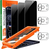 Pokolan 2 Pezzi ‌360 Gradi Privacy Pellicola Per IPhone 16 Pro Max