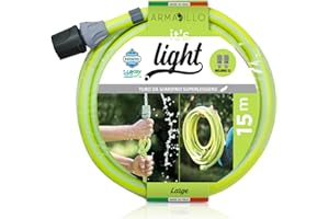 Idroeasy Armadillo Superlight 15 metri, il Tubo super leggero da Giardino anti nodo e anti torsione Made in Italy