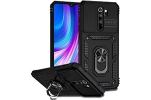 JIEZUIMEI dla Xiaomi Redmi NOTE 8 PRO Obudowy,Minimalistyczny Design Miękkie Silikonowe Etui TPU Obudowa dla Xiaomi Redmi NOTE 8 PRO(Czarny)