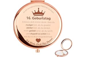 QWZify Sweet 16-Taschenspiegel Geschenk für Jährige zum 16. Geburtstag