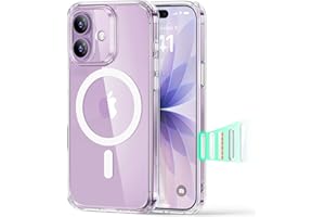 ESR für iPhone 17 Hülle mit Kamerasteuerung Capture Button, Kompatibel mit Magsafe, Handyhülle für iPhone 17 Case, Anti-Vergilbung, Zertifizierter Militärschutz Starke Stoßfest, Klar