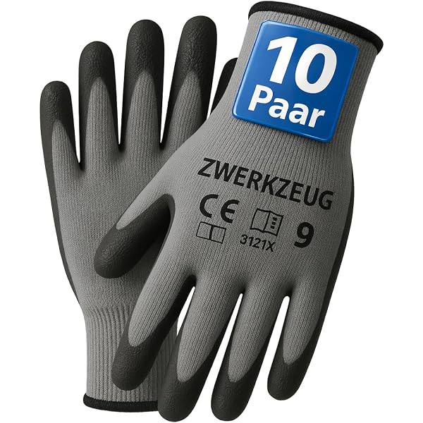 DS Safety Gants De Travail Thermiques Imperméables Antidérapants - Hiver Chauds Bleu