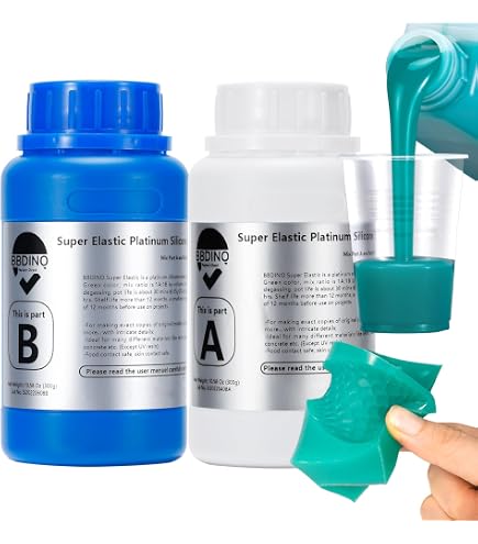Alginato Cromático Para Moldes De Huellas - 450 G, Alta Precisión, Ideal Para Hacer Moldes De Manos, Pies Y Objetos Decorativos