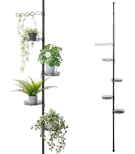 Plantenkar Met Wielen Plantenroller Van Staal – Verplaats Je Bloempotten Moeiteloos Binnen & Buiten, Max. 70 Kg Rolbare Plantenbak