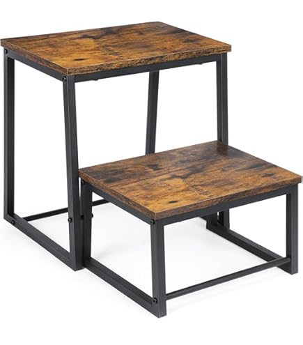 Sgabello Scala In Legno Di Abete A 2 Gradini A Ribalta, Scaletta Pieghevole Salvaspazio Per Bagno E Libreria, Scaletta Portavasi Multiuso Mens | Leroy Merlin