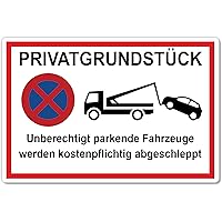 Privatgrundstück-Schild Aus PVC – 20x30 Cm, 3 Mm Stark, Wetterfest Für Außenbereich