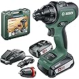 Bosch Trapano a Batteria AdvancedDrill 18 (2 Batterie, Sistema da 18 Volt, in Valigetta)