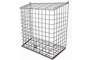DWD Large Letter Box Door Cage Guard (Black)