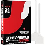 Sensor Swab Ultra 24mm Swabs - Camera Sensor Cleaner Swabs for Cleaning Full Frame Mirrored or Mirrorless SLR & DSLR Cameras.