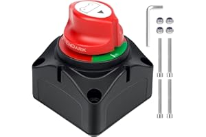 Coupe Circuit Batterie 12v 24v: ENDARK Coupe Batterie Voiture 48v 275A Interrupteur Sectionneur - Commutateur D'isolateur de Batterie pour Bateau Camion Camping Car Tracteur