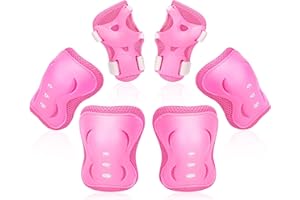 RUNDONG Kids/Youth Knee Pads Elbow Pad Wrist Guards Protective Gear Set, for Child Roller Skates, Cycling Bike, Skateboard, Inline Skatings, Scooter Riding, BMX bike, And Other Outdoor Sports Activities