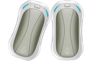 ‎FANDLISS 2er Set Handwärmer Elektrisch, FANDLISS Tragbarer Wiederaufladbarer Handwärmer 5200mAh 12 Stunden Lang Anhaltende Heizung USB Wiederaufladbarer Handwärmer für Camping,Jagd,Golf,Geschenke