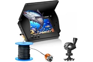 DNOYEVVS Tragbare Fischsucher Unterwasserkamera Fischereikamera, Echolder 4,3 Zoll IPS-Bildschirm und Fischtiefensucher für Boote und Kajaks, visueller Fischdetektor