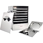 Granny Kitchen Stainless Steel Cauka/Square/Cubic Idly cooker/Steamer/Pot with 6 Regular Idly plates Gas stove and Induction 