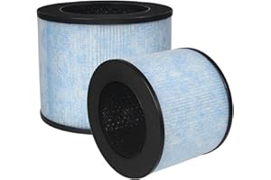 OHIFAN 2 Pack DH-JH01 & DH-JH06 Replacement Filter Compatible with CONOPU Air Purifier Filter, H13 HEPA Filter, Filter Compatible for DH-JH01/JH06 Air Scrubber