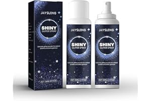 UTAPOSSIN 60ml Glitzer-Spray für Haar und Körper, Gesichts Highlighter, Highlight-Pulver, Body Highlighter Glitter Powder, Face Highlighter Palette, Kosmetischer Glitzer für Gesicht, Körper und Haare