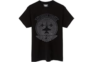 Top Gun Maverick T-Shirt for Men | Adults Fighter Town Air Station USA Movie | Black Outfit Clothes