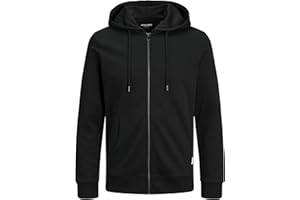 JACK & JONES Jjebasic Sweat Zip Hood Noos Bluza dresowa Mezczyzni