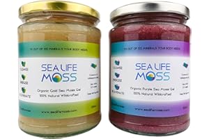 LIVING NEWELL Sea Moss Gel 300/500ml | Organic Natural and wildcrafted in St Lucia | Containing Essential Vitamins and Minerals | Irish sea Moss Gel | Vegan superfood