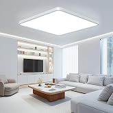 OTREN LED Ceiling Lamp 50 cm, LED Ceiling Light 6500K, 48W Downlight Surface Panel for Bedroom, Kitchen, Hallway, Bathroom, L