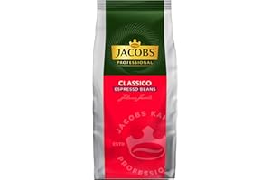 ‎JACOBS Jacobs Professional Classico Espresso Kaffeebohnen, Intensität 4/5, Kaffee ganze Bohnen, 1 kg