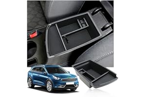 ‎LFOTPP LFOTPP Mittelkonsole Aufbewahrungsbox Kompatibel mit Kia Niro PHEV Hybrid 2016-2021, Mittelarmlehne Handschuhfach Armlehne Organizer, Niro Zubehör Innenraum Storage Box Tray Innen
