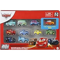 Disney and Pixar Cars Mini Racers 10 Pack of Collectible Toy
