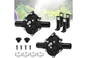ZPSNDP 2 Pièces Pompe a Eau Mini Perceuse, Pompe a Gasoil sur Perceuse, Pompe de Jardin, Pompes à Eau et Accessoires, pour Transport de Liquides Tels Que Eau, Huile, Diesel, etc