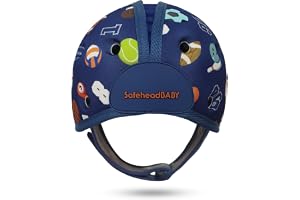SafeheadBABY Award-Winning Soft Baby Head Protector Helmet for Crawling and Walking 7–24 Months – Ultra-Lightweight & Breathable Infant Safety Helmet That Grows with Your Baby (Circ. 40–52 cm)