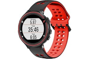 BOJYS Forerunner 235 Correa, Forerunner 735XT Pulsera, Silicona Banda Reemplazo Pulsera Sports Correa para Forerunner 735XT, 235, 235 Lite, 220, 230, 620, 630, Approach S20, S6, S5 Smart Watch