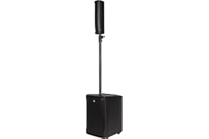 RCF EVOX J8 - Sistema Audio Professionale Array (Subwoofer + Colonna) Attivo Portatile a 2 Vie, 1400w di picco, Nero